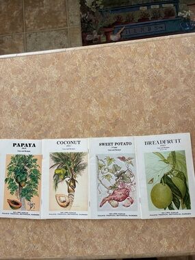 Vintage Botanical Fruit recipe books